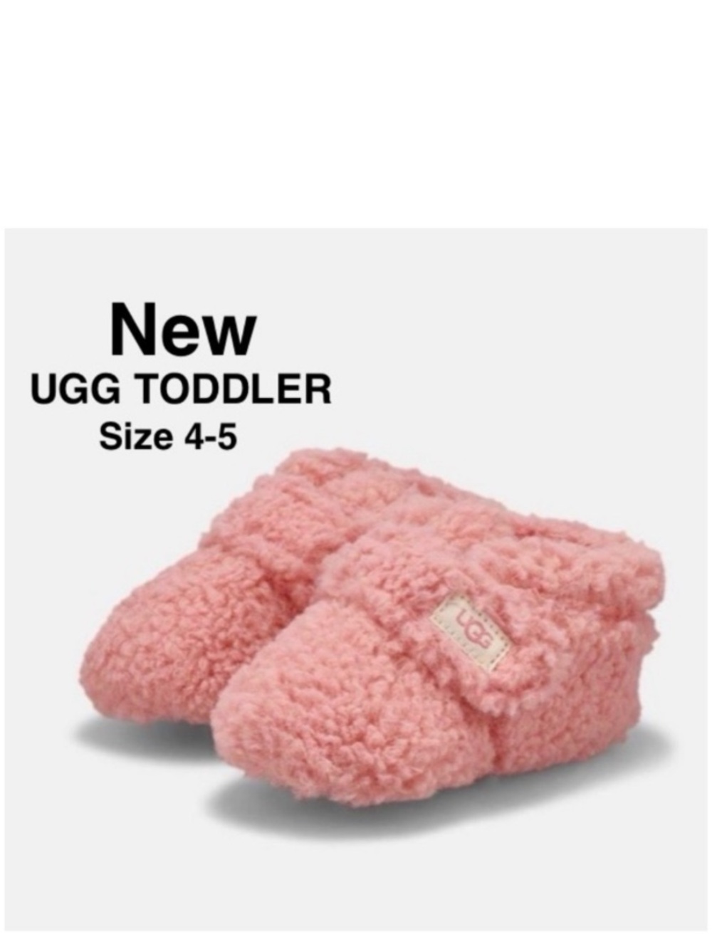 New UGG BIXBEE Baby and Toddlers Colour: Shell /pink Size4-5 (12 month )⭐️⭐️⭐️